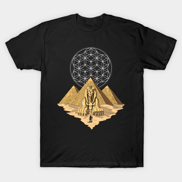 Ancient Egyptian Pyramids T-Shirt by underheaven